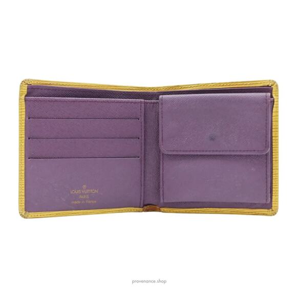 🔴 Louis Vuitton Marco Wallet - Tassil Yellow Epi Leather - Picture 7 of 11